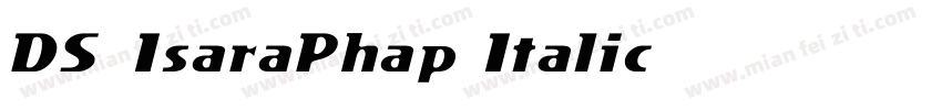 DS-IsaraPhap Italic字体转换